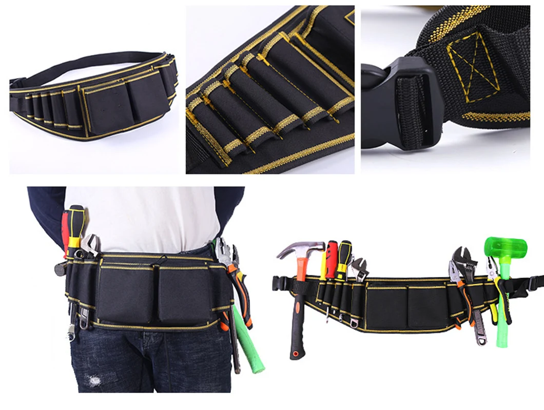 OEM/ODM Customize Multi-Functional Oxford Hardware Maintenance Electrician′ S Waist Tool Belt