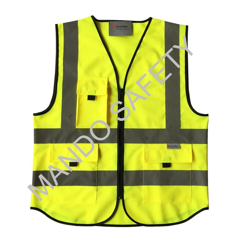 High Quality 3m Safety Workwear Reflective Vest