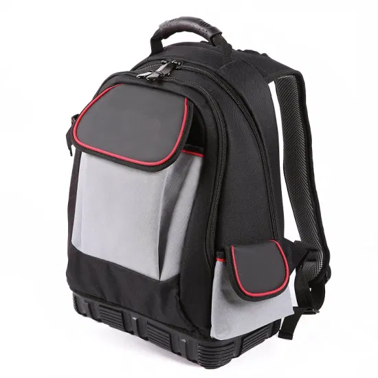 Rucksack-Werkzeugtasche aus Polyester mit Gummiboden